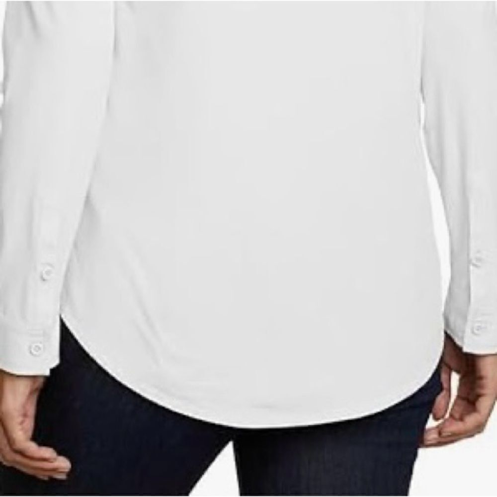 🛍️Eddie Bauer Women's Departure Stretch Moisture Wicking long sleeve shirt💥 - Picture 6 of 9